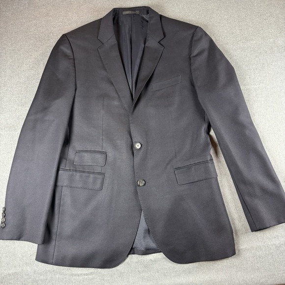 Hugo Boss 2 Button Black Wool Jacket Men's 42R